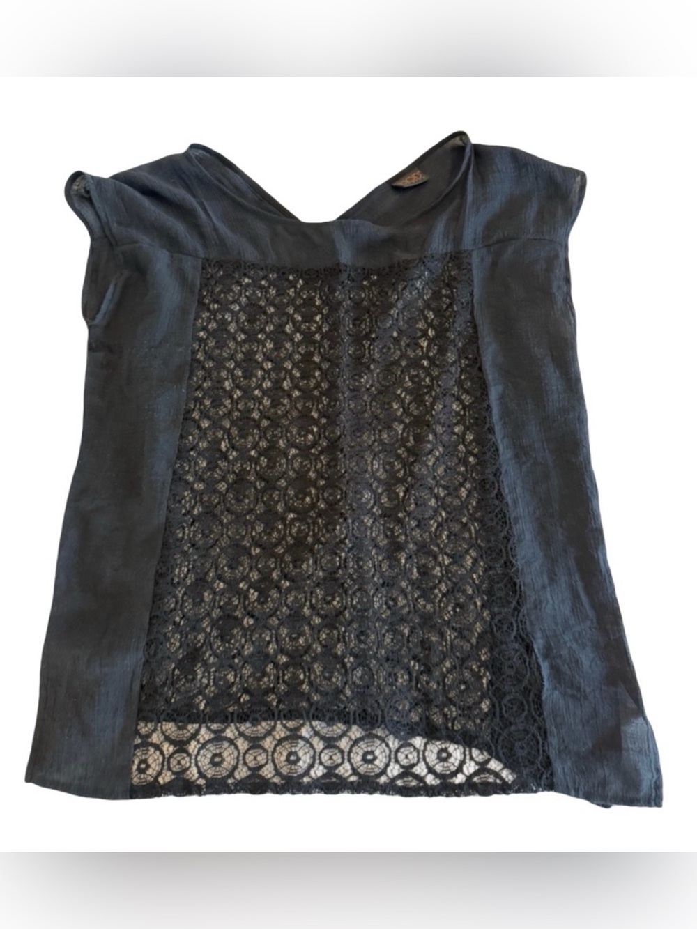 Modlusive Short sleeve Women's Lace Sheer Blouse size XL